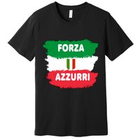Italy Soccer Football Azzurri Forza Italia Premium T-Shirt