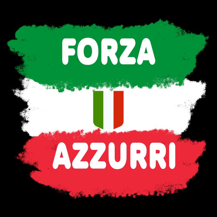 Italy Soccer Football Azzurri Forza Italia Premium T-Shirt