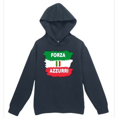 Italy Soccer Football Azzurri Forza Italia Urban Pullover Hoodie