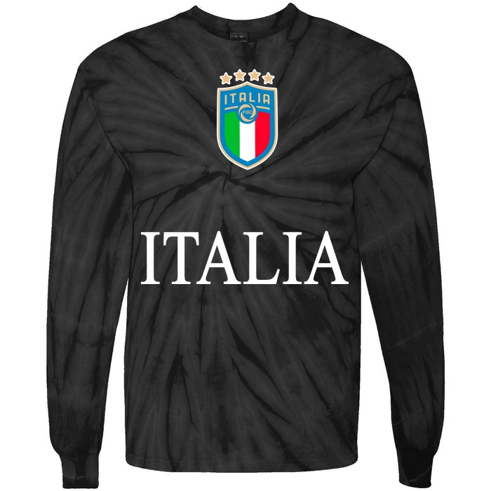 Italy Soccer Jersey Euros Italia Tie-Dye Long Sleeve Shirt