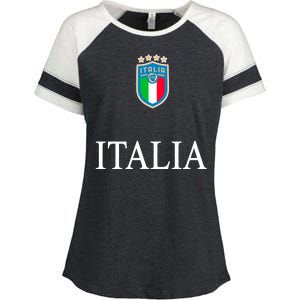 Italy Soccer Jersey Euros Italia Enza Ladies Jersey Colorblock Tee