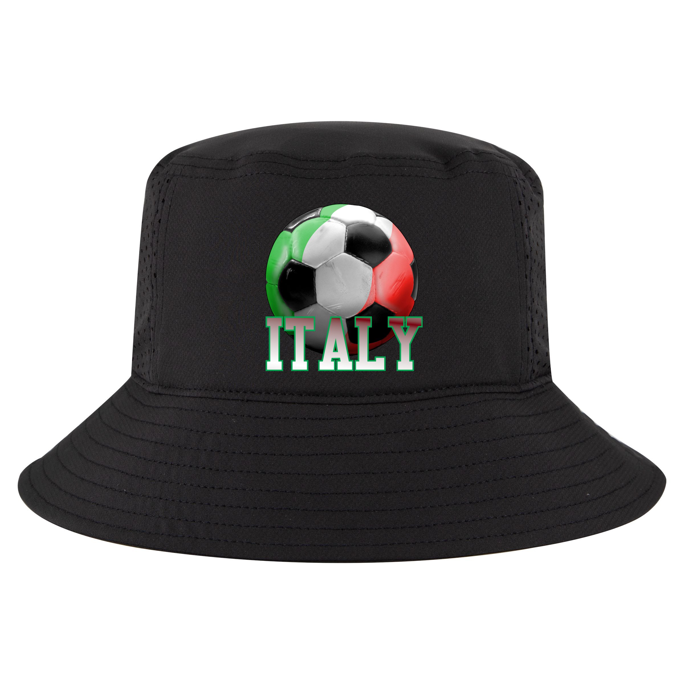 Italy Soccer Logo Cool Comfort Performance Bucket Hat
