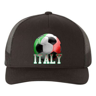 Italy Soccer Logo Yupoong Adult 5-Panel Trucker Hat