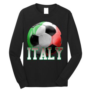 Italy Soccer Logo Long Sleeve Shirt