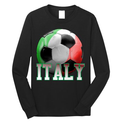 Italy Soccer Logo Long Sleeve Shirt