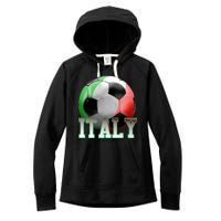 Italy Soccer Logo Women's Fleece Hoodie