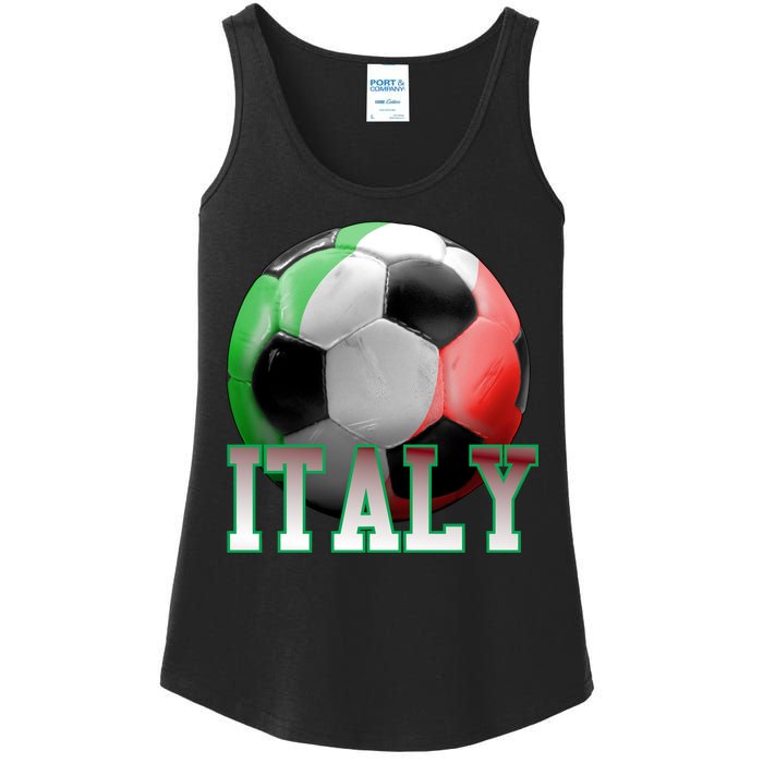 Italy Soccer Logo Ladies Essential Tank