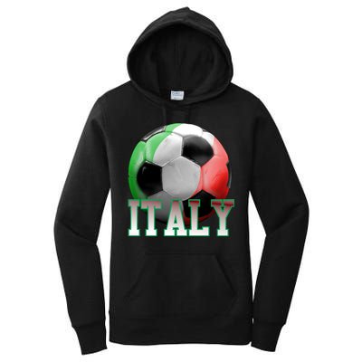 Italy Soccer Logo Women's Pullover Hoodie