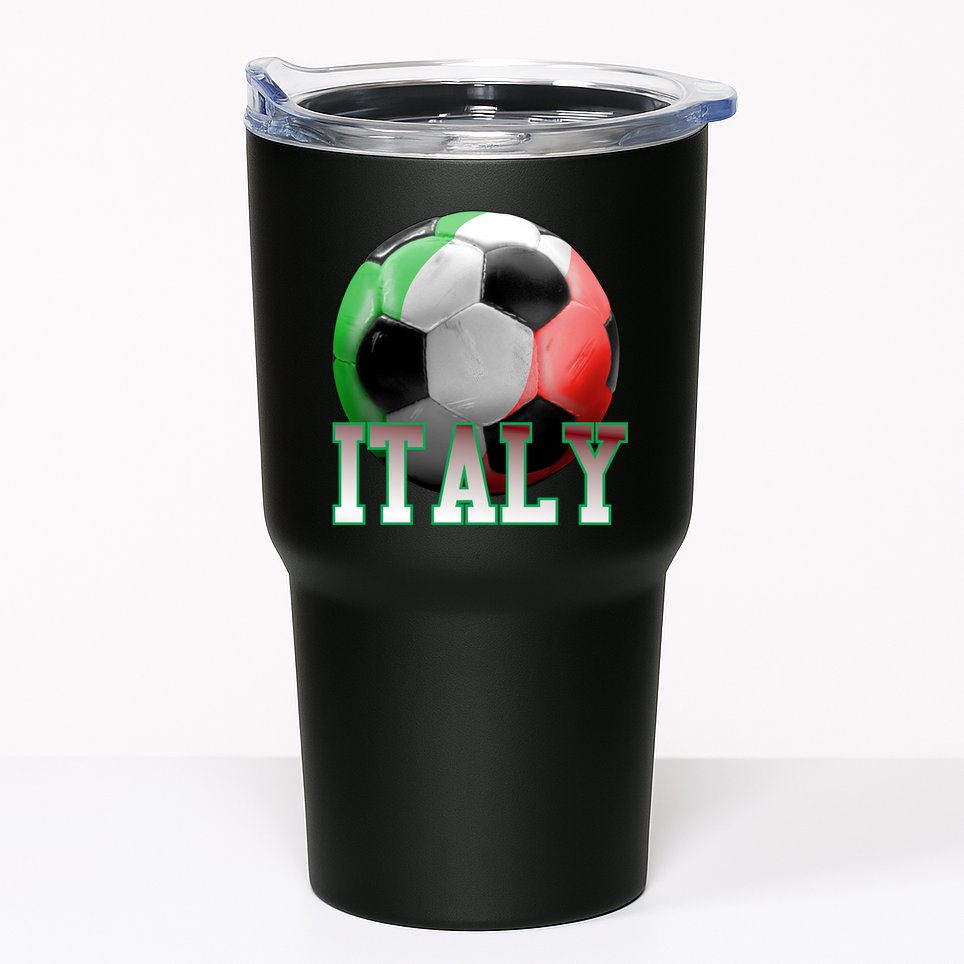 Italy Soccer Logo Tumbler