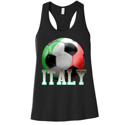 Italy Soccer Logo Women's Racerback Tank