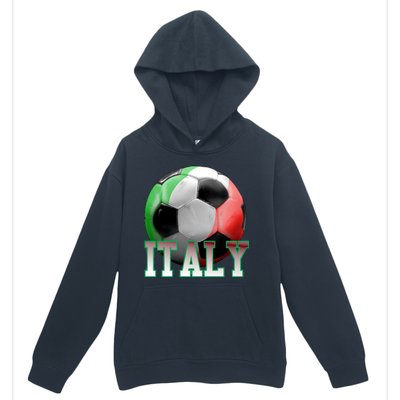 Italy Soccer Logo Urban Pullover Hoodie