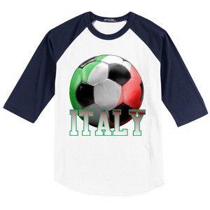 Italy Soccer Logo Baseball Sleeve Shirt