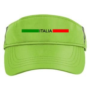 Italy Soccer Strip Logo Euro Italia Adult Drive Performance Visor