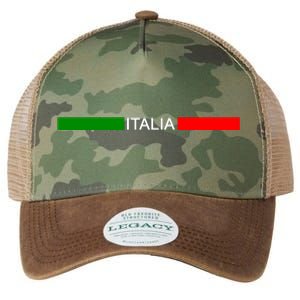 Italy Soccer Strip Logo Euro Italia Legacy Tie Dye Trucker Hat