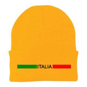 Italy Soccer Strip Logo Euro Italia Knit Cap Winter Beanie