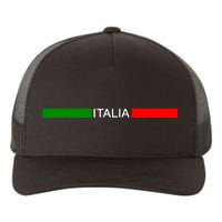 Italy Soccer Strip Logo Euro Italia Yupoong Adult 5-Panel Trucker Hat