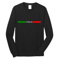 Italy Soccer Strip Logo Euro Italia Long Sleeve Shirt