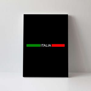 Italy Soccer Strip Logo Euro Italia Canvas