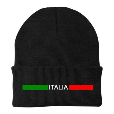 Italy Soccer Strip Logo Euro Italia Beanie