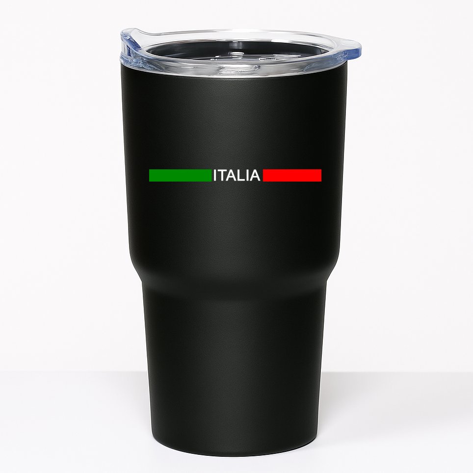 Italy Soccer Strip Logo Euro Italia Tumbler