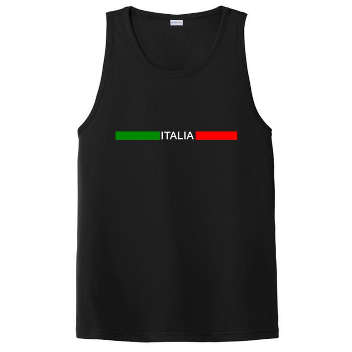 Italy Soccer Strip Logo Euro Italia PosiCharge Competitor Tank