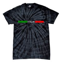 Italy Soccer Strip Logo Euro Italia Tie-Dye T-Shirt