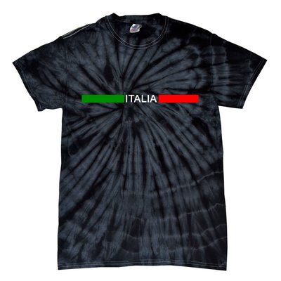 Italy Soccer Strip Logo Euro Italia Tie-Dye T-Shirt