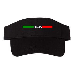 Italy Soccer Strip Logo Euro Italia Valucap Bio-Washed Visor