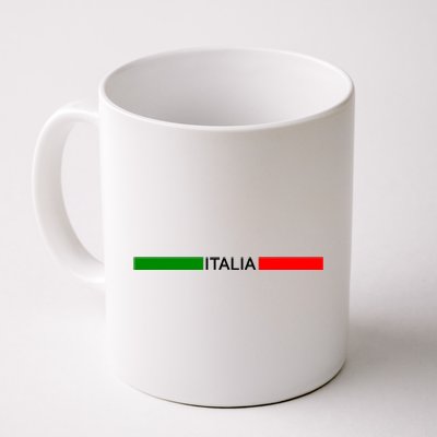 Italy Soccer Strip Logo Euro Italia Coffee Mug