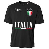 Italy Soccer Team Jersey Italia Flag Cooling Performance Crew T-Shirt