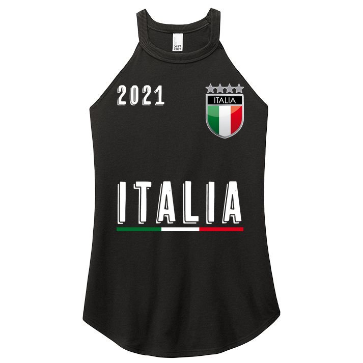 Italy Soccer Team Jersey Italia Flag Women's Perfect Tri Rocker Tank