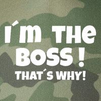 Im The Boss Thats Why Legacy Tie Dye Trucker Hat
