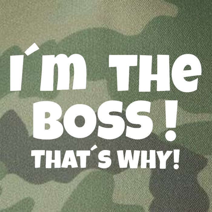 Im The Boss Thats Why Legacy Tie Dye Trucker Hat