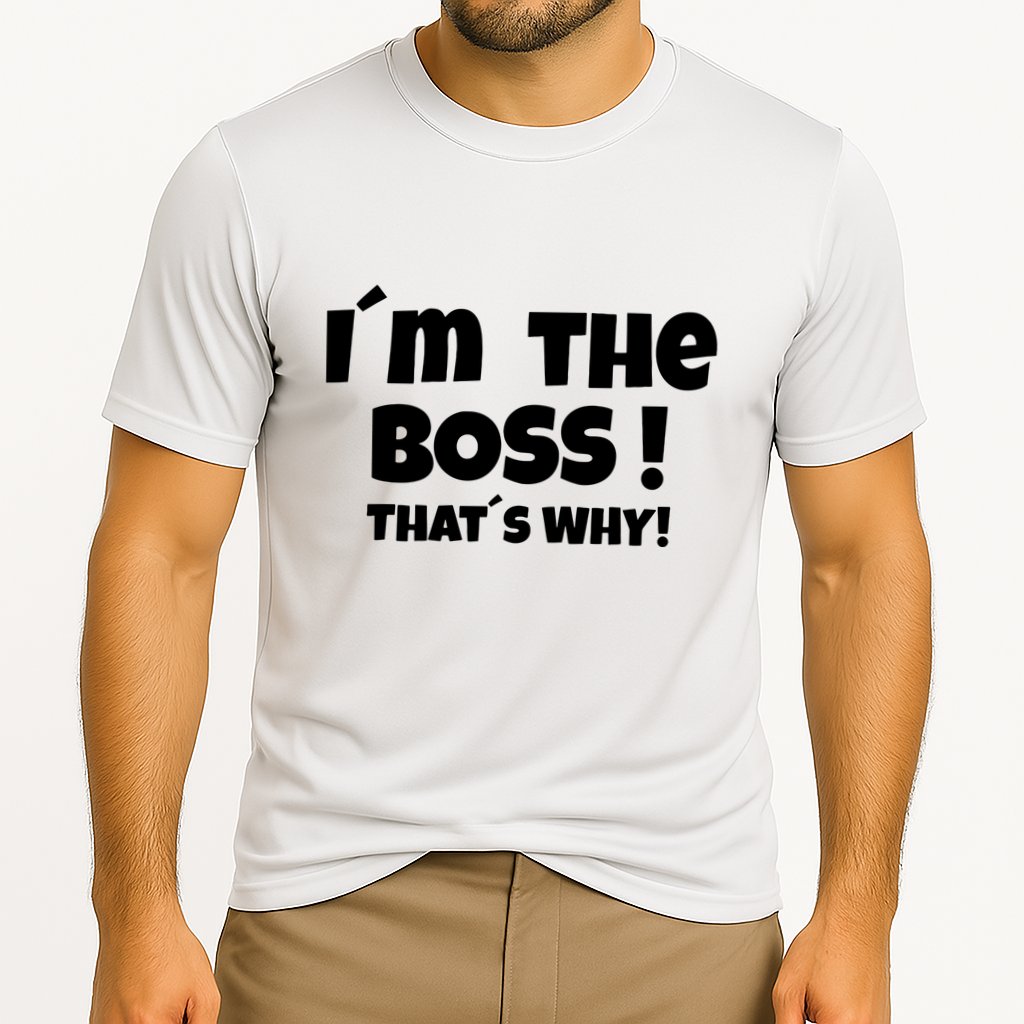 Im The Boss Thats Why Performance Shirt