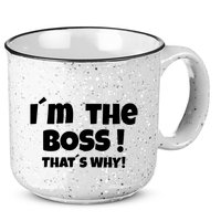 Im The Boss Thats Why 15oz Campfire Ceramic Mug