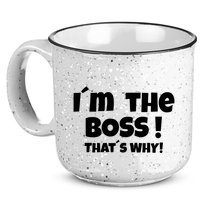Im The Boss Thats Why 15oz Campfire Ceramic Mug