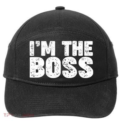 Im The Boss 7-Panel Snapback Hat