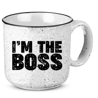Im The Boss 15oz Campfire Ceramic Mug