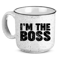 Im The Boss 15oz Campfire Ceramic Mug