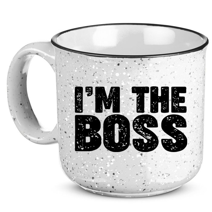 Im The Boss 15oz Campfire Ceramic Mug