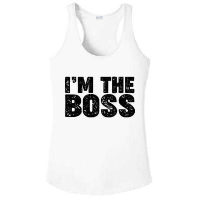 Im The Boss Ladies PosiCharge Competitor Racerback Tank