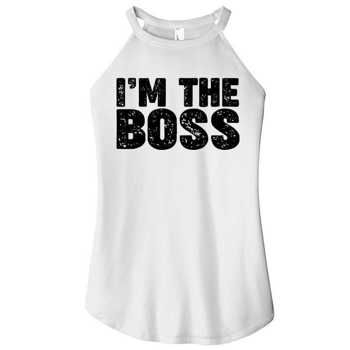 Im The Boss Women's Perfect Tri Rocker Tank