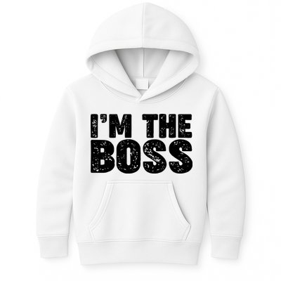 Im The Boss Kids Hoodie