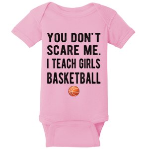 I Teach Basketball Coach Basketball Coaching Great Gift Baby Bodysuit