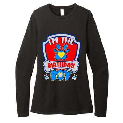 Im The Birthday Boy Dog Paw Family Matching Womens CVC Long Sleeve Shirt