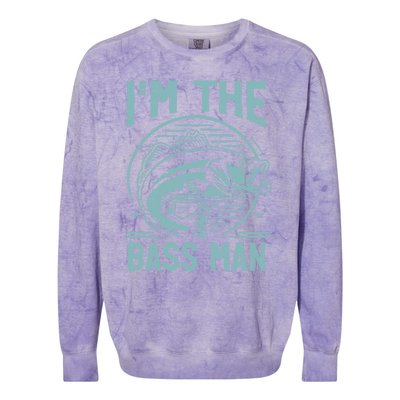 I’M The Bass Bass Fishing Meaningful Gift Colorblast Crewneck Sweatshirt