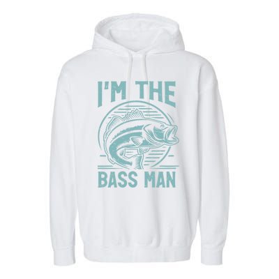 I’M The Bass Bass Fishing Meaningful Gift Garment-Dyed Fleece Hoodie