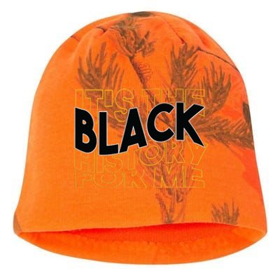 Its The Black History For Me Pride Afro Black History Month Kati - Camo Knit Beanie