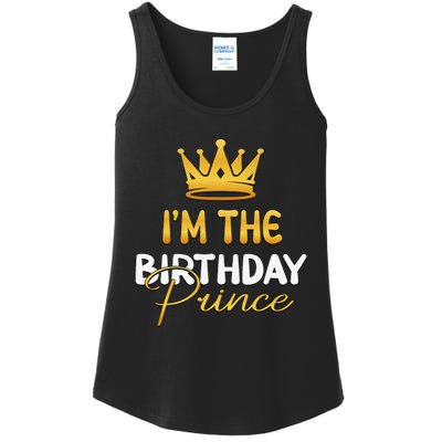 I'm The Birthday Prince Bday Party Idea For Him Ladies Essential Tank