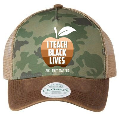 I Teach Black Lives And They Matter Legacy Tie Dye Trucker Hat